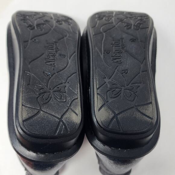 Alegria Caiti Boot Women EU38/US8-8.5 Graphite Silver Leather Comfort Cat-188 - Picture 15 of 15